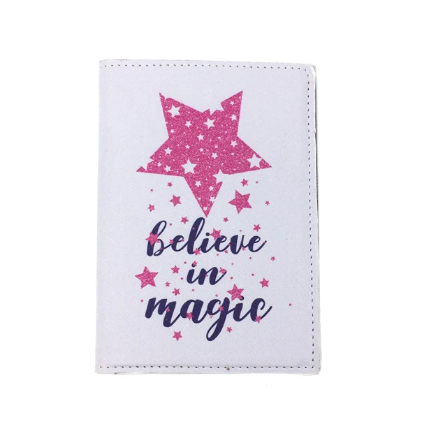 Fashion Leather Funky Passport Organizer Covers Cartoon Passport Holder