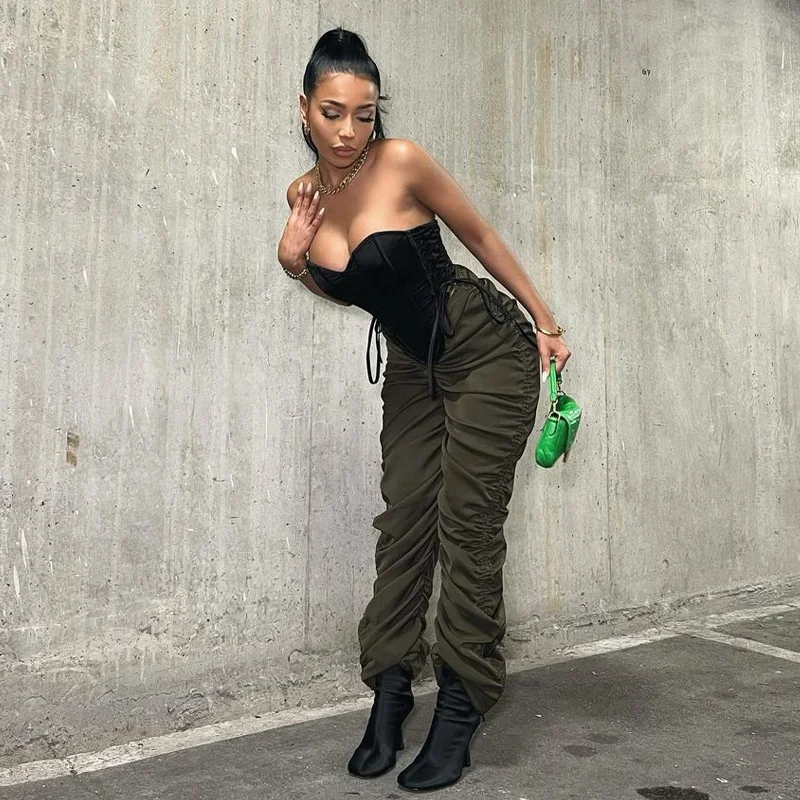 2023 New Stylish Summer Boob Tube Top Women Backless Sexy Corselet Tank Tops Lady Vintage Underbust Corset