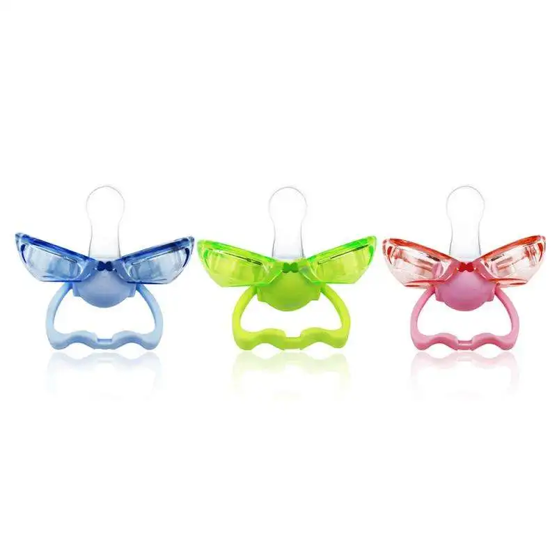 Wholesale Baby Silicon Pacifier Orthodontic Soothers Teat Funny dust proof closeable Baby Pacifiers