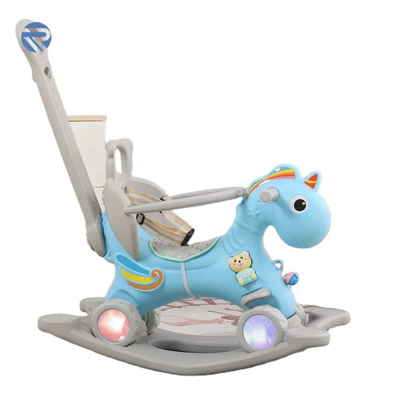 Cheap Plastic Rocking Horse Balance Toys Indoor Kids Riding Horse Toys