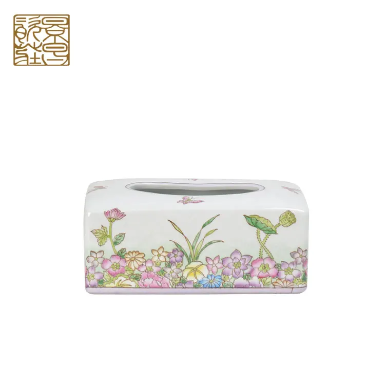 Chinese Style Storage Tissue Box Home Wedding Decoration Rustic Tissue Box