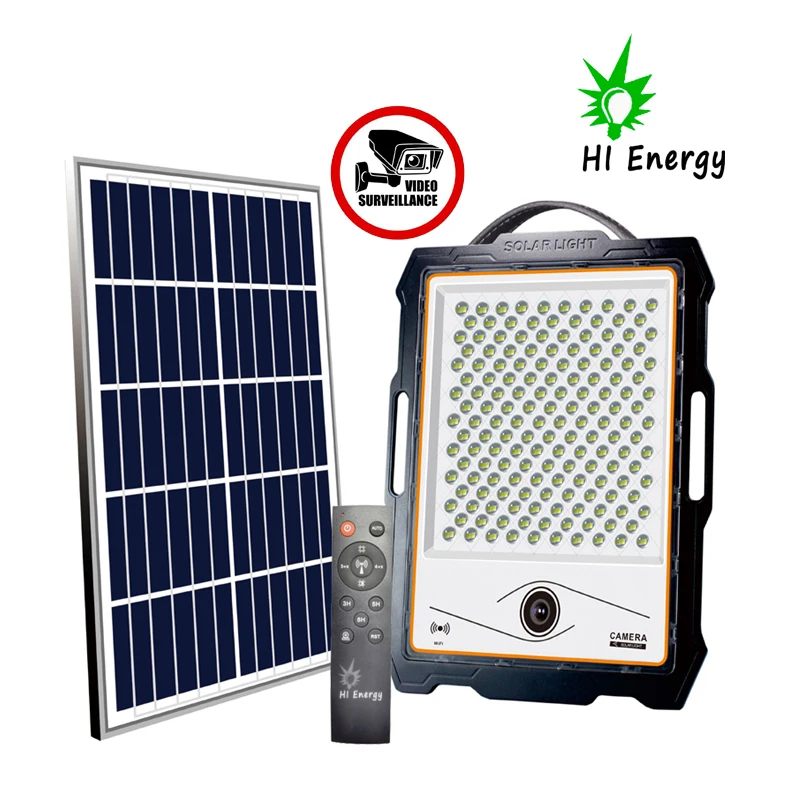  Солнечный прожектор с датчиком радара HiEnergy cctv wifi ip-камерой 100 Вт 200 300