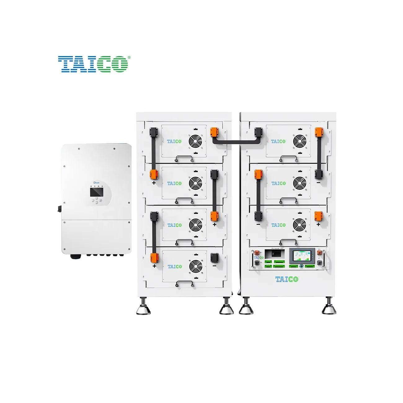 Outdoor battery 20kw 30kw 50kw inverter solar industrial lifepo4 lithium battery commercial energy storage 50KWH 100KWH 200KWH