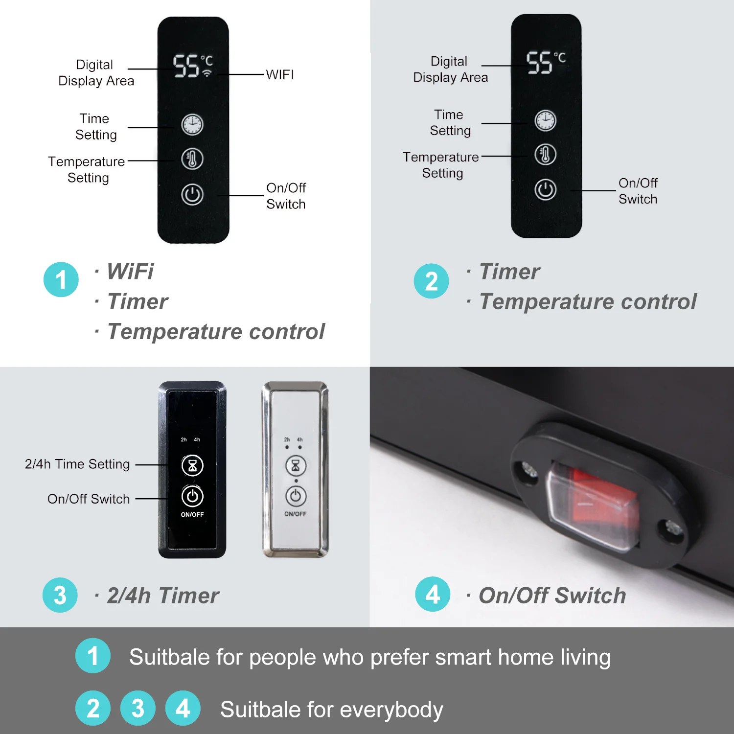 EVIA hotel timer control luxury industry intelligence laundry kitchen towel dryer