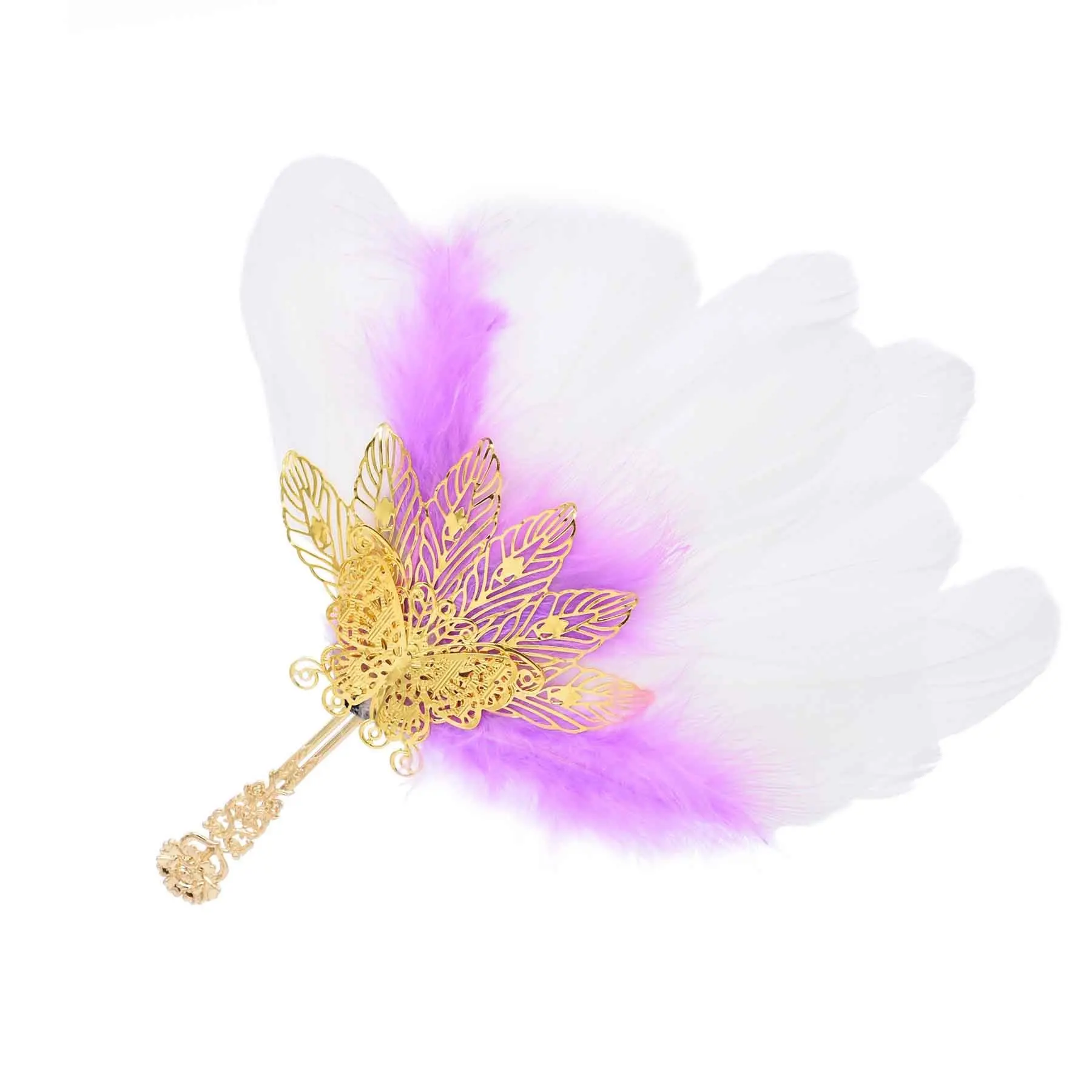 Cosplay Party Women Accessories Thai Ethnic Tourism Party Peacock Feather Handheld Fan