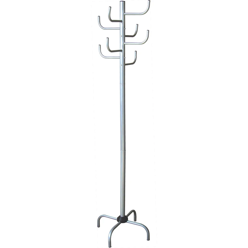 
Custom 3-tier iron clothes tree shaped parts coat rack standing cloth hanger rack for entryway 