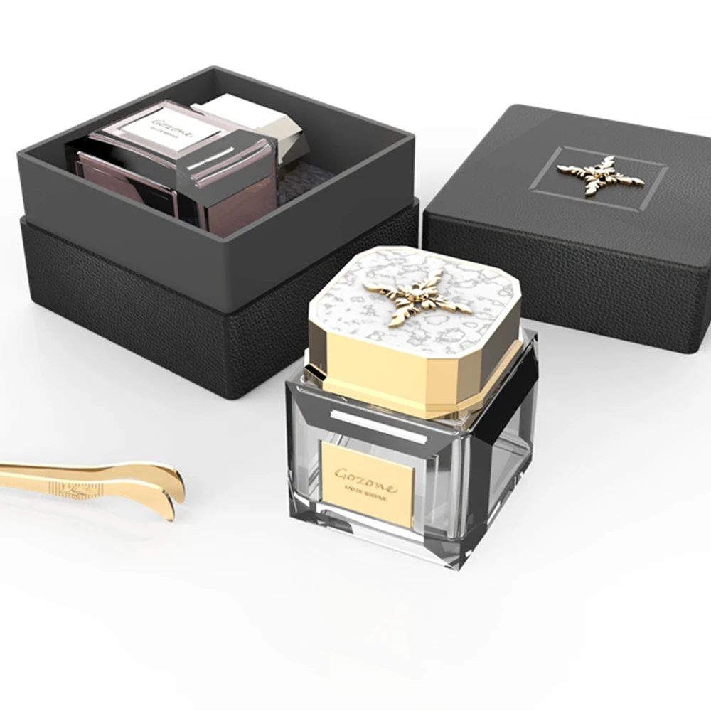 Manufacturer Fancy Round Glass Jars For Saffron