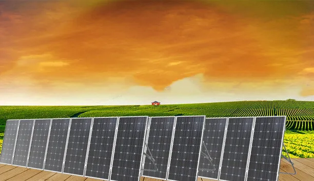 455w Solar Energy System inverter and battery portable battery generator