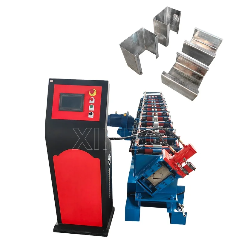 Popular sell C U channel Galvanized Drywall Omega Profile Light Gauge Steel  roll Forming Machine