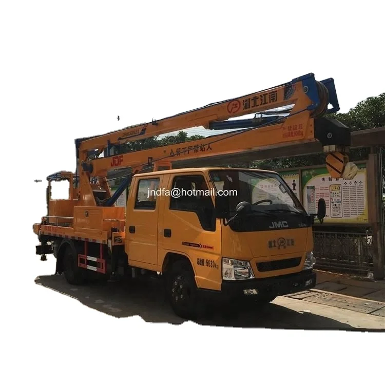 Super quality 18m 3 sections arm hand scissor lift pallet truck