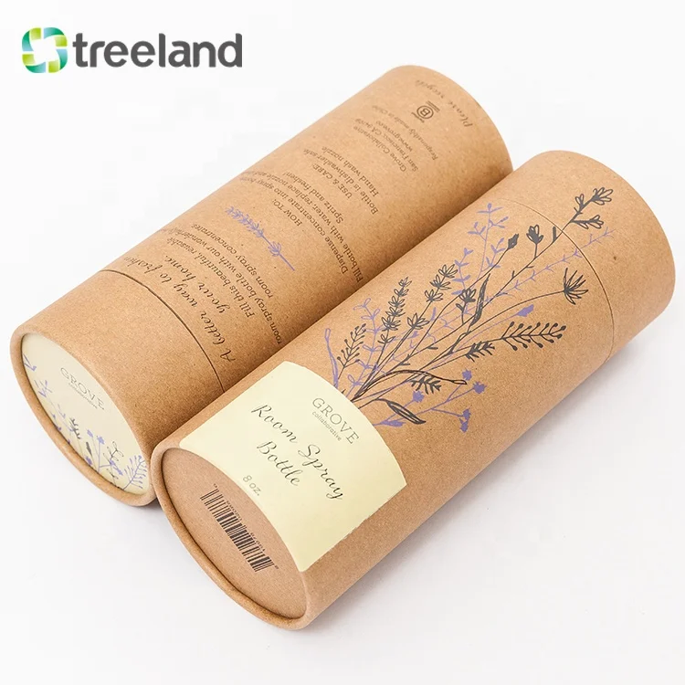 Manufactory Wholesale food grade recycled kraft paper tube tea packaging paper tube