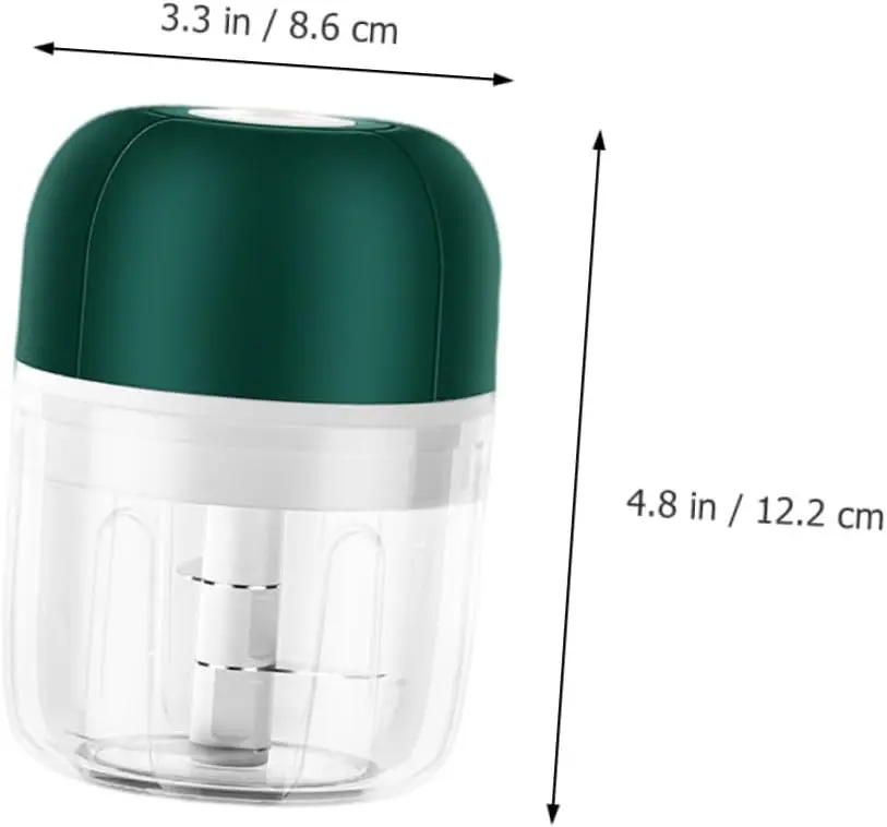 Electric garlic press durable sturdy crusher Mini crusher Chopper USB ginger chilli meat grinder portable kitchen accessories