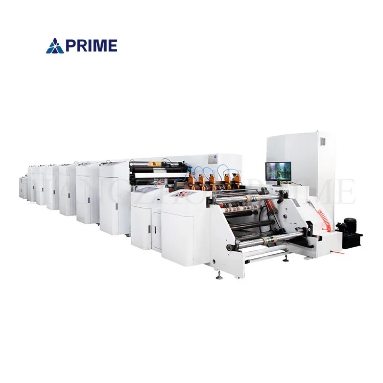 Jumbo Web Paper Kraft BOPP Film Petal Flexographic Printing Machine For Sale