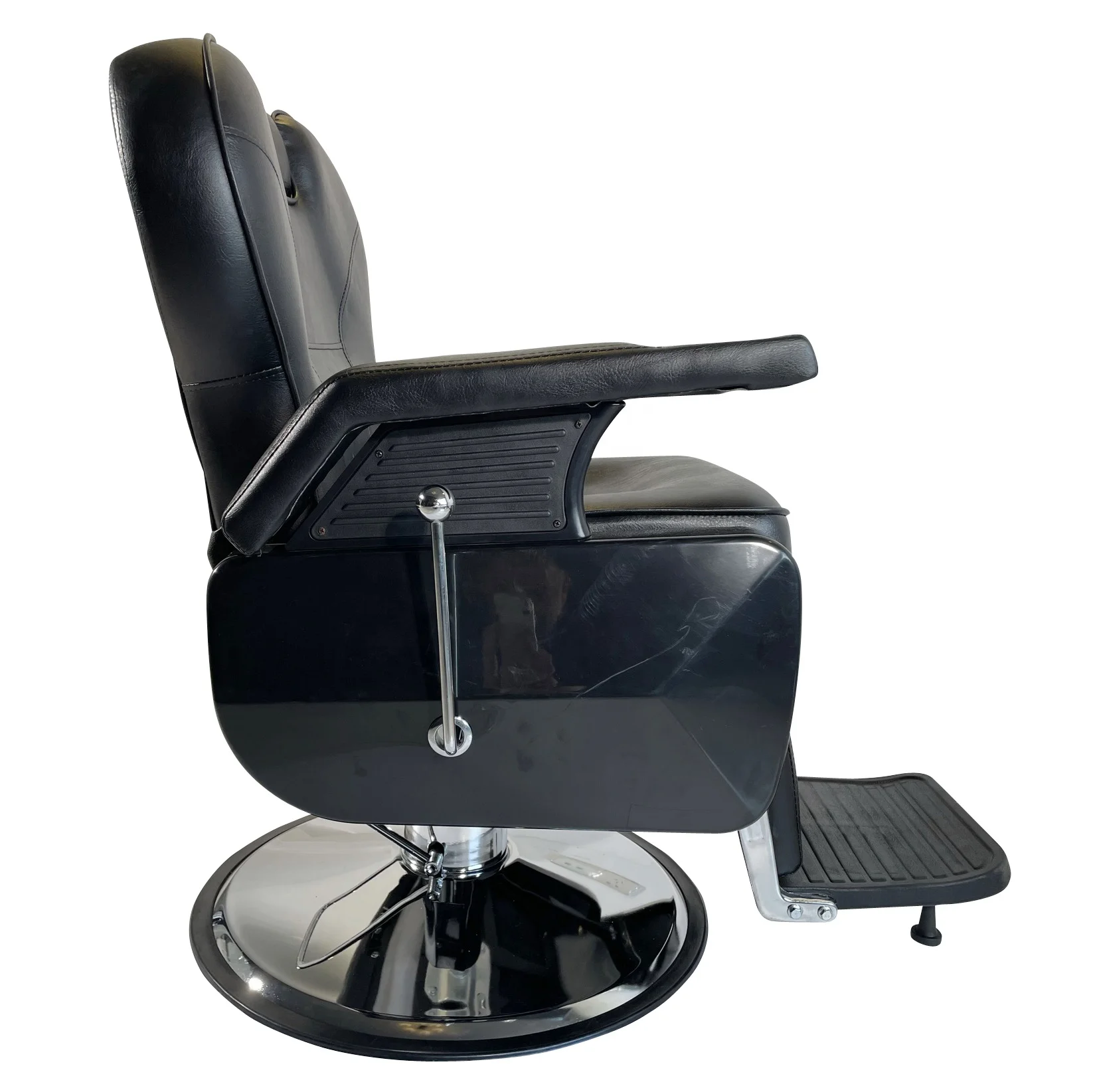 wholesale barber chairs red and black heavy duty cheap Hydraulic reclining barber chair supplier in alibaba