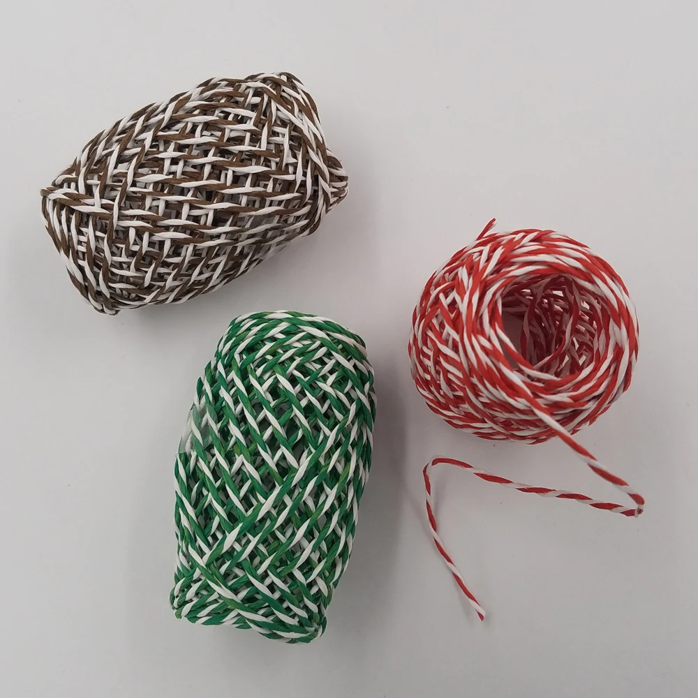 Wholesale Paper Raffia Ribbon Roll for DIY Craft Raffia Yarn for Gift Wrapping Raffia String Roll for Flower Packing