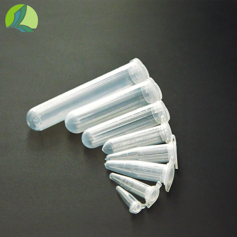 Plastic 0.2ml 0.5ml 1.5ml 2ml 5ml 7ml 10mlConical Micro Centrifuge Tube With Press Cap