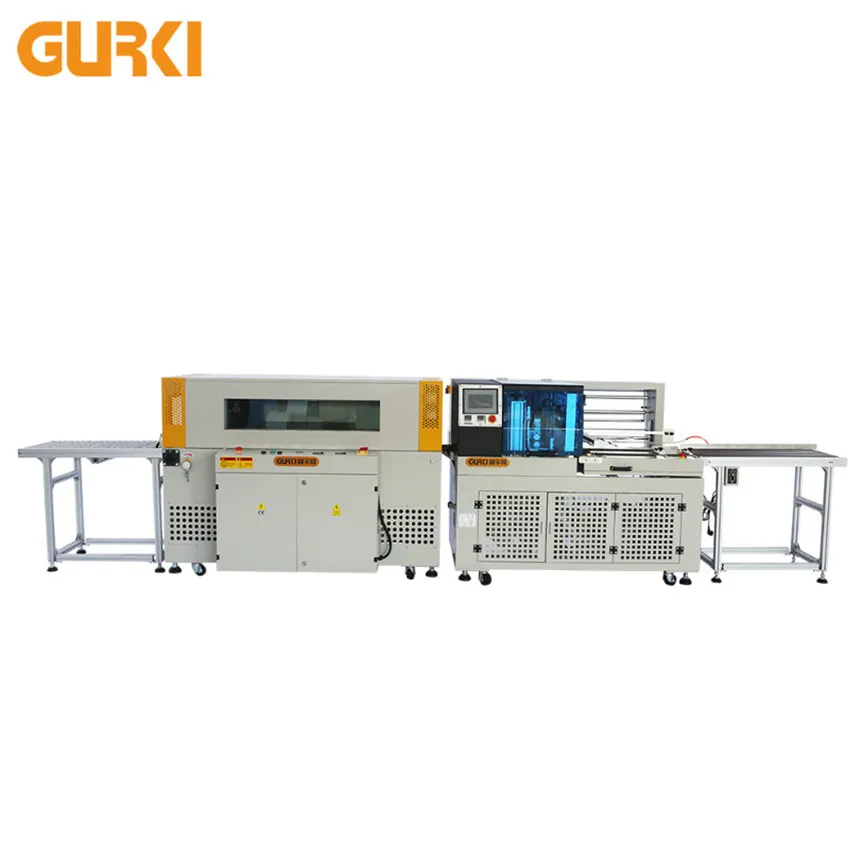 Гурки машина для упаковки в термоусадочную пленку алюминиево-пластиковые крышки Авто L-закаточных машинок