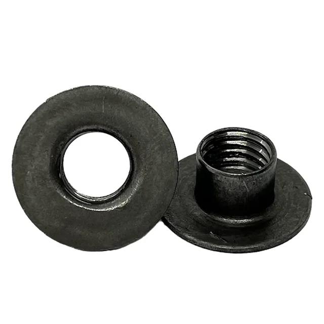 High Quality 10x22mm Natural Color Iron Sheet T-nut Round Insert Thread Metal Nut In Stock