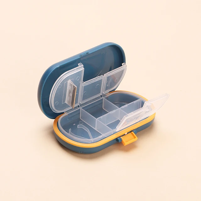 Portable Travel Pill Case Organizer Medicine Storage Container Drug Tablet Pills Box 4/6 Grids Plastic Pillboxes