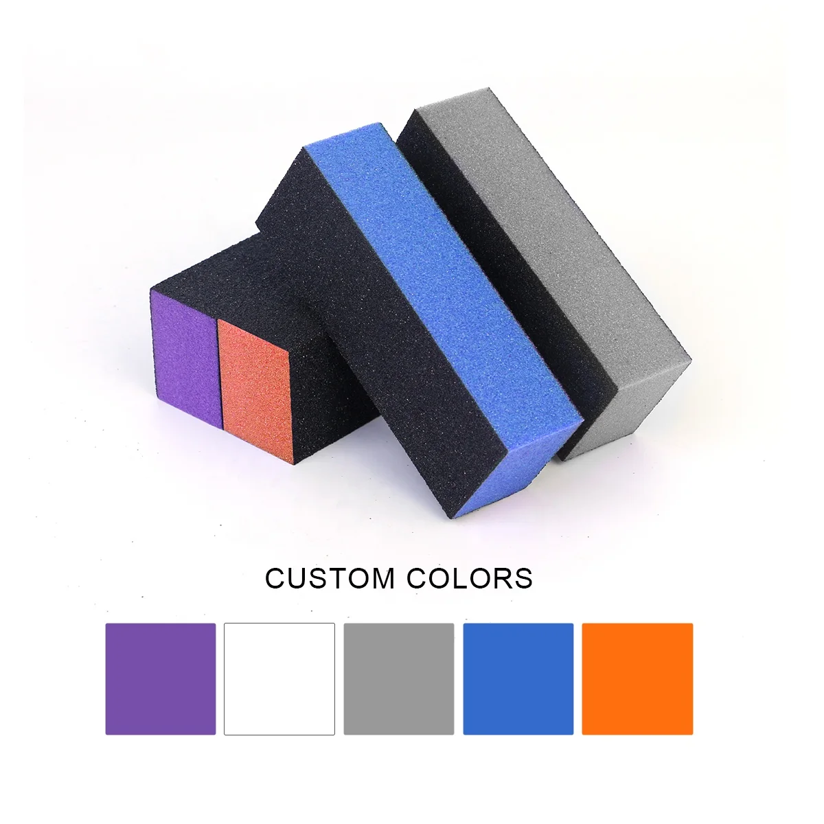 Gelsky 2 Way Nail Polish Shiny Buffer Block Nail Files Mini Rectangle Small Nail Buffer