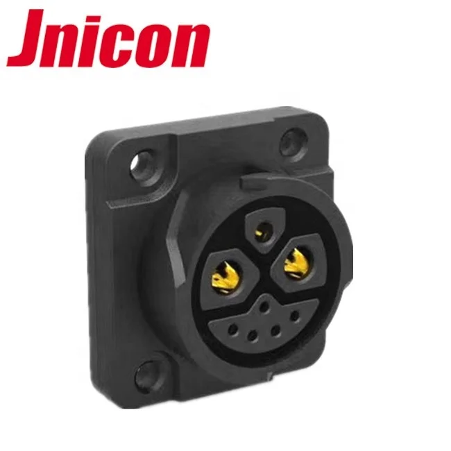 Штепсельная Вилка M23 50 А, перелитой круглый разъем для аккумулятора для электроскутера