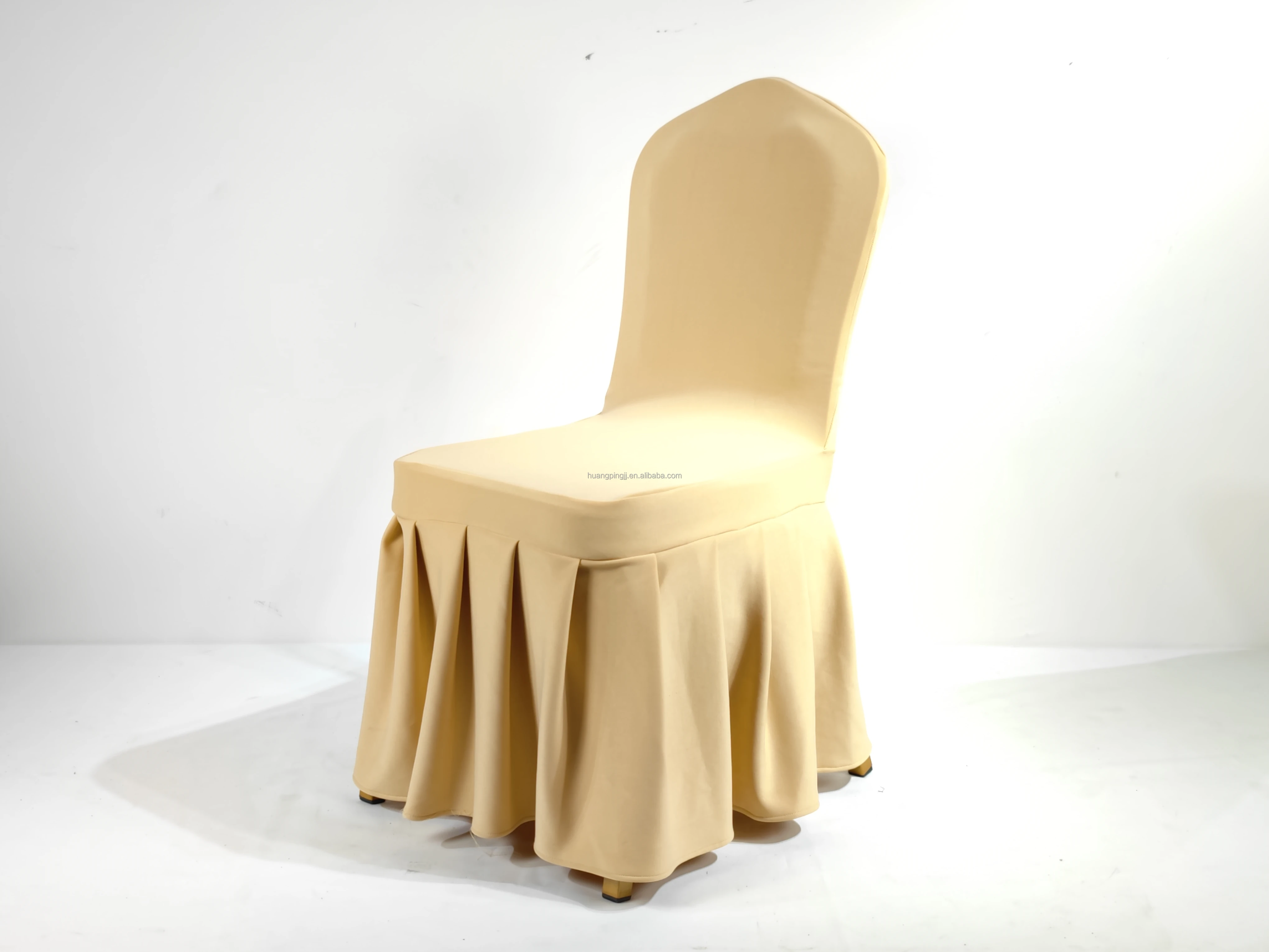 Folding wedding decoration spandex chair cover for event