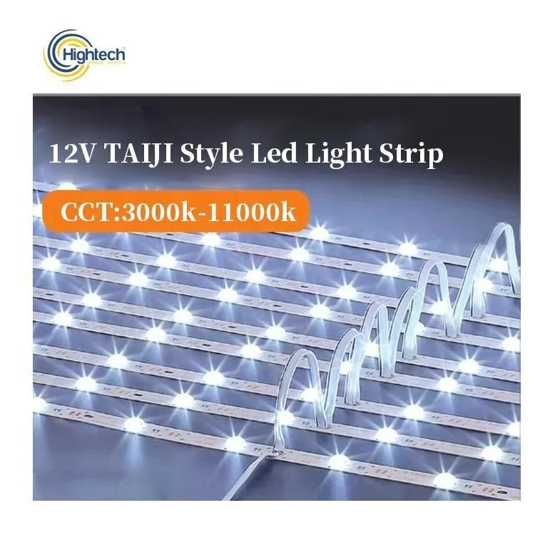 SMD2838 DC 12V  Strip Light Aluminum Diffuse Reflection LED Strip Rigid aluminum 12v led bar with Lens for Advertising Light Box