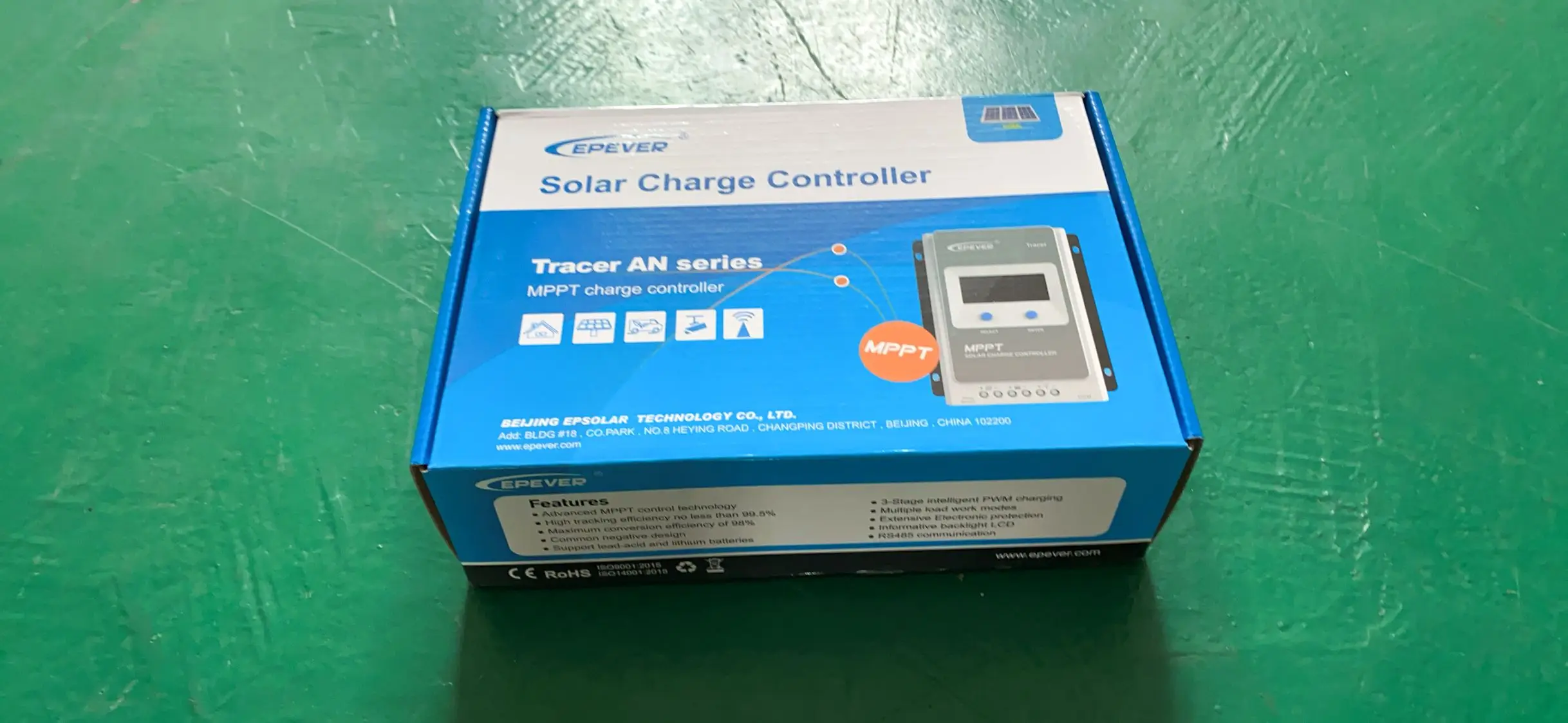  Tracer4210AN 40A 12V/24V ЖК mttp контроллеры солнечного заряда Авто regulador освещение и таймер