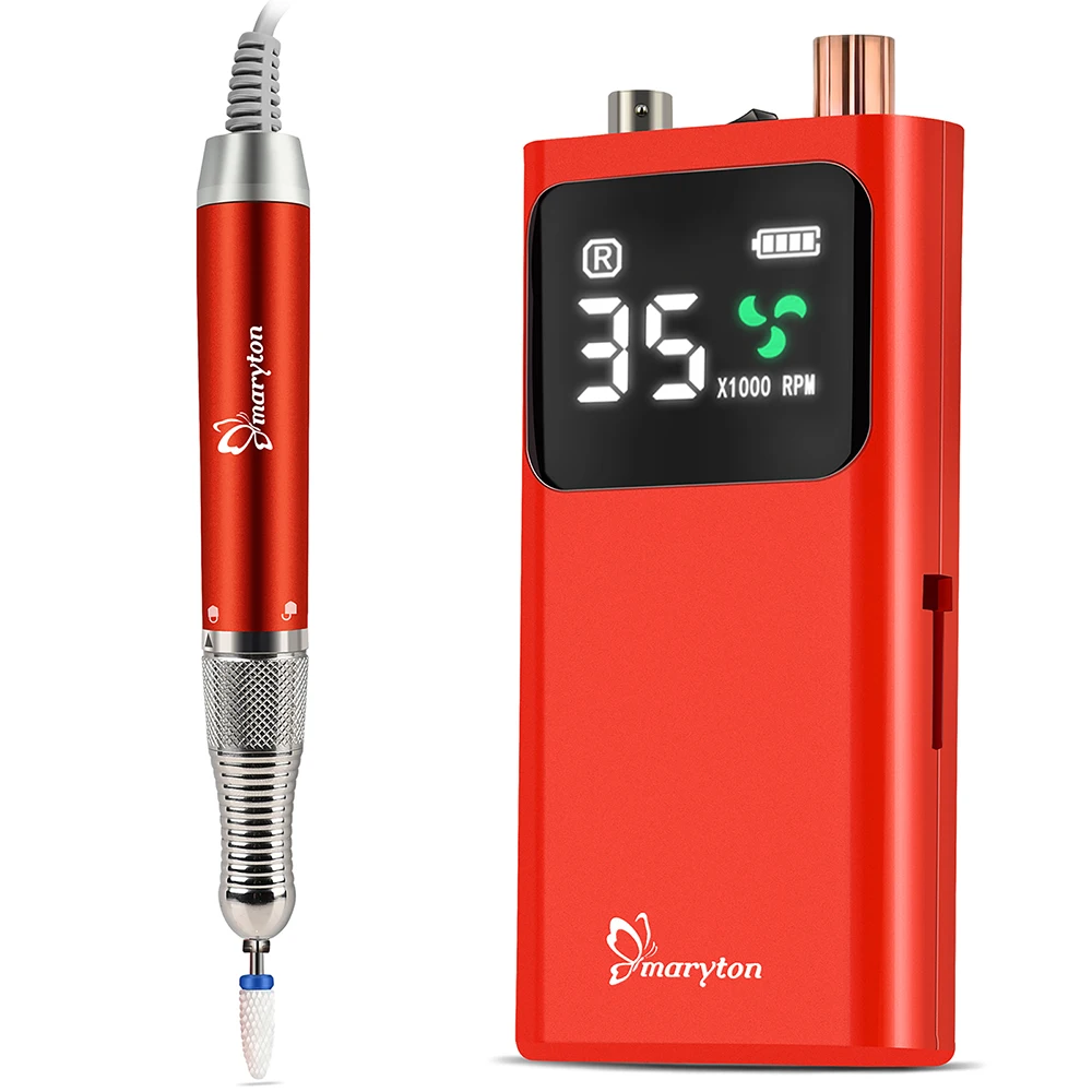 Wholesale rechargeable nail polish tool electric brushless portable nail drill machine