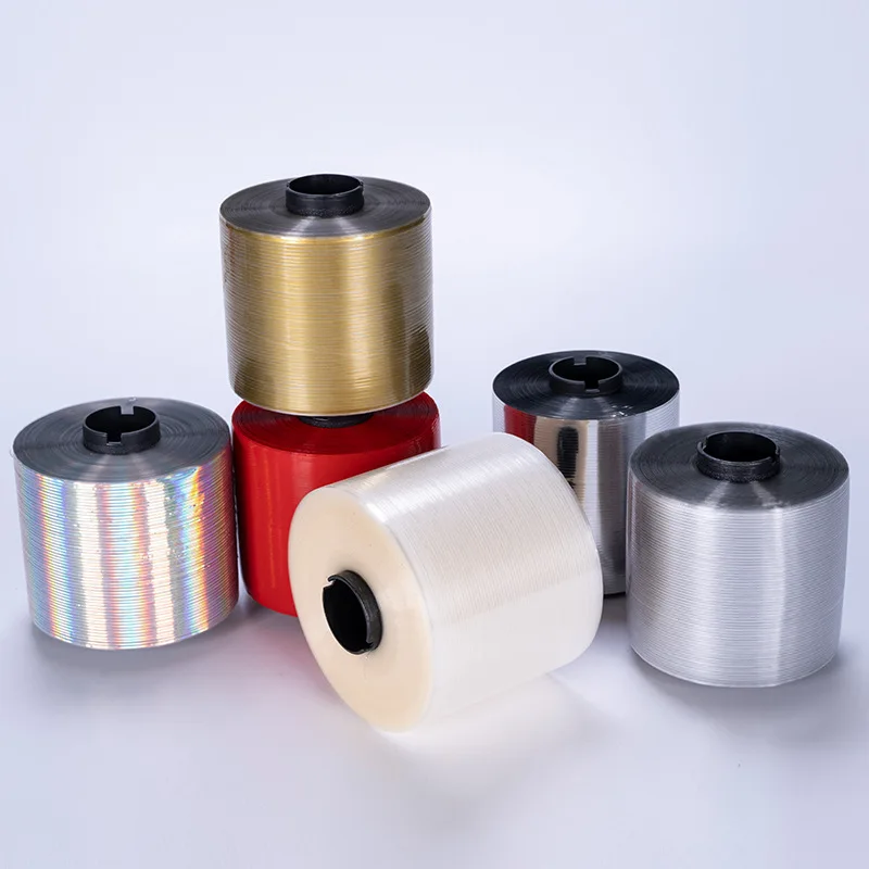 Easy Open Tear Strip Tape Materials BOPP/MOPP/PET Red Colour Reflect Brightness
