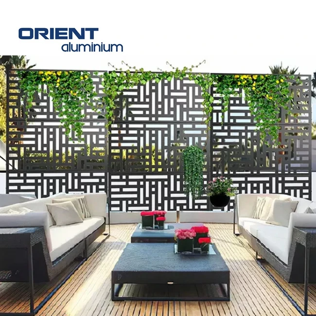 Diy Easy Install Laser Cut Metal Garden Privacy Fence Panels Newly Design Cloture De Jardin En Aluminium Pool Fencing