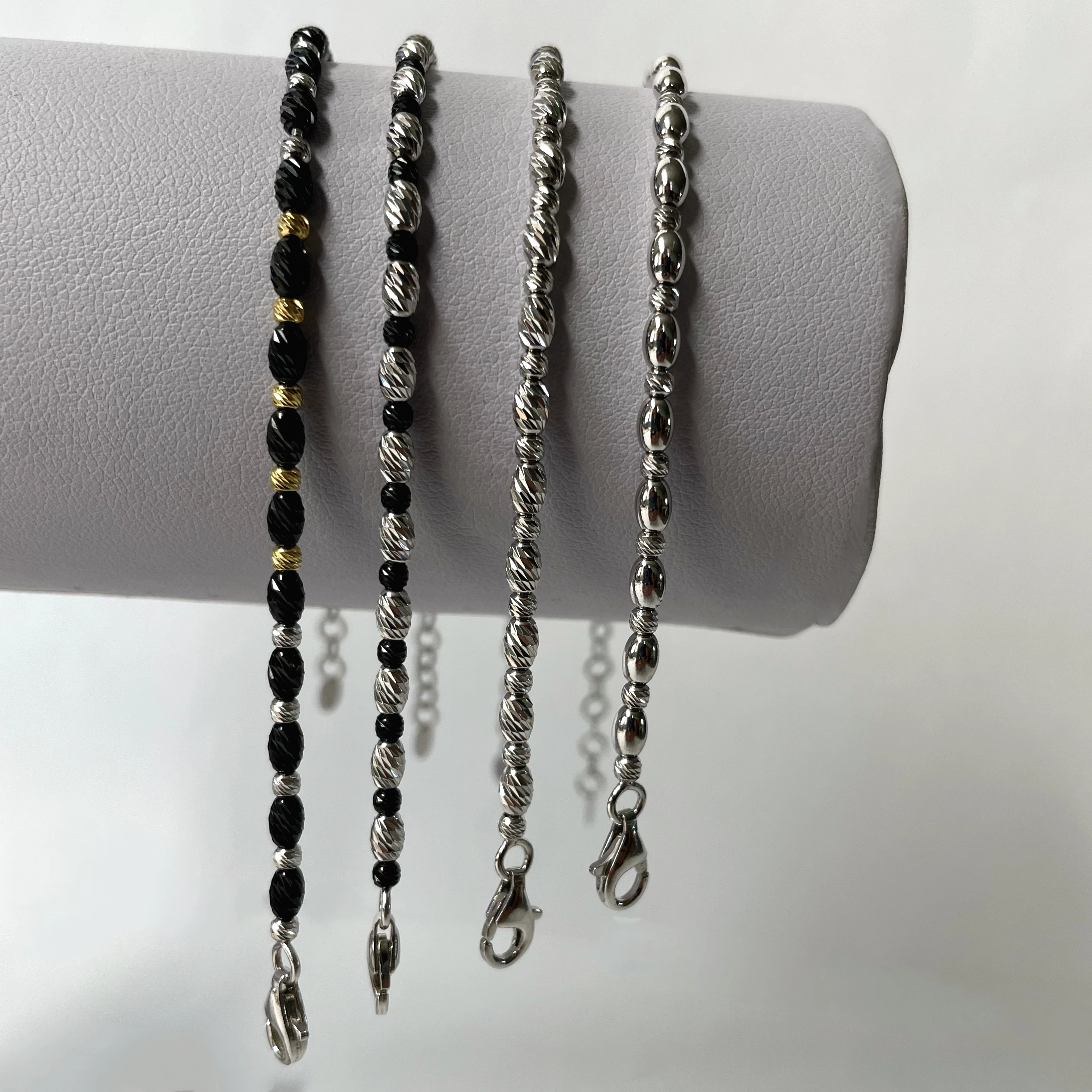 Hot Selling Trendy Silver 925 Beaded Bracelets Fashion Italian Charm Bracelet for Women Girls Wholesale Export