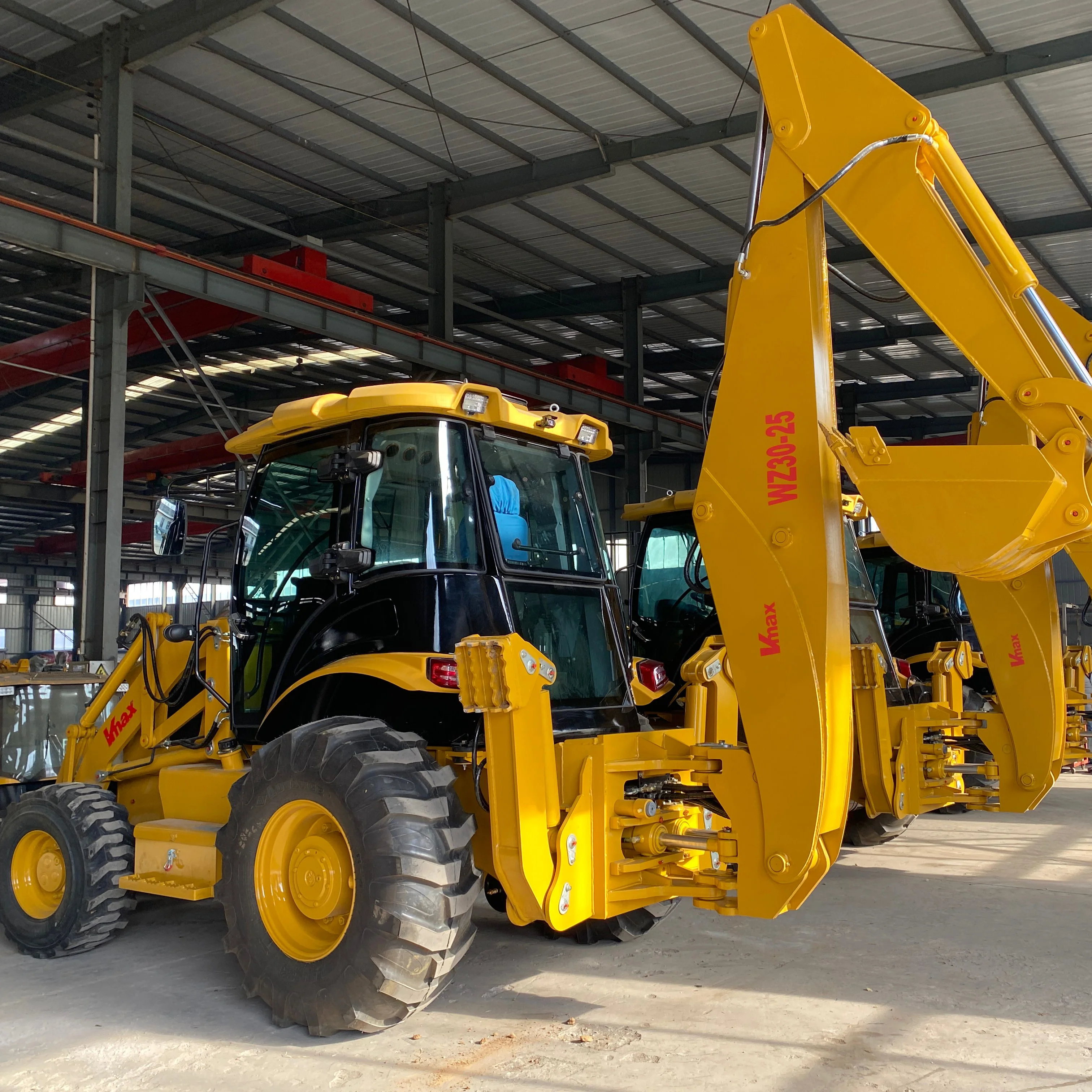 WZ 30-25 Wheel Backhoe Loader 2.5 Ton 4X4 Backhoe Wheel Small Excavator Backhoe Loader