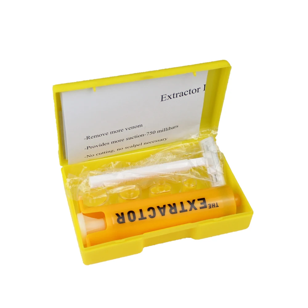 High Quality Venom Extractor Kit Bee Pump Outdoor Camping Survival Tool For Hiking Backpacking And Camping