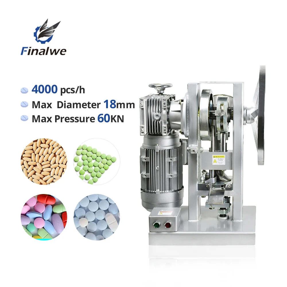 Thdp-6 60kn/6t Tablet Press Machine Pill Press Sugar Candy Making Machine Single Punch