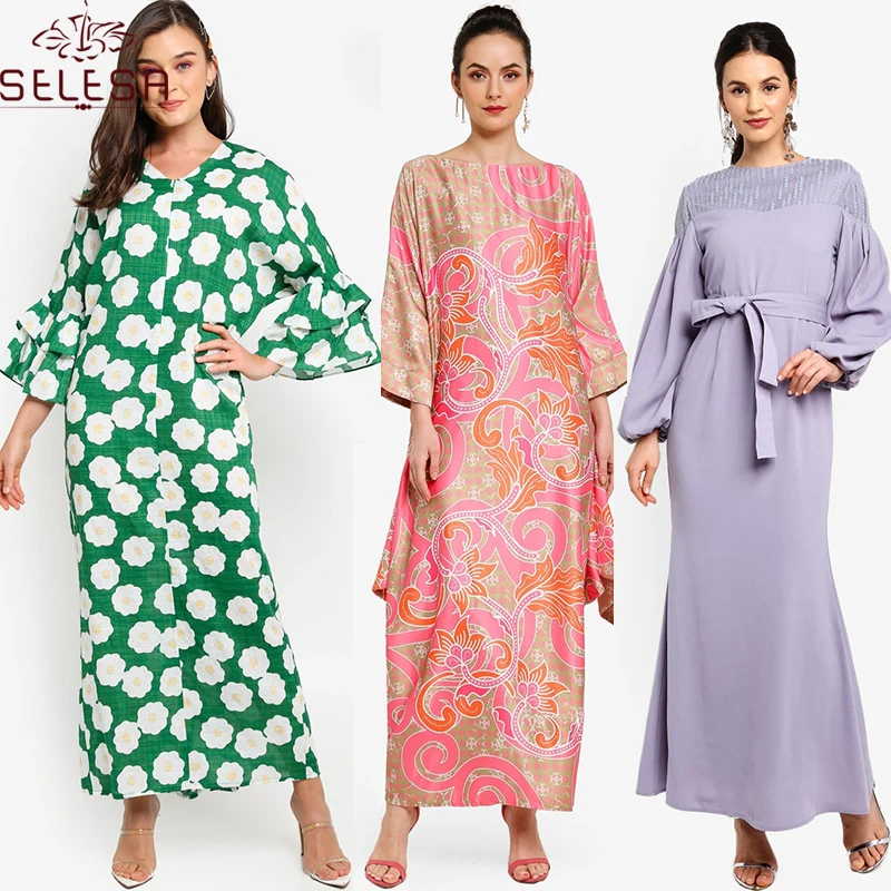 Elegant Muslim Dress Front Open Abaya Loose High Quality Dubai Cardigan Kimono