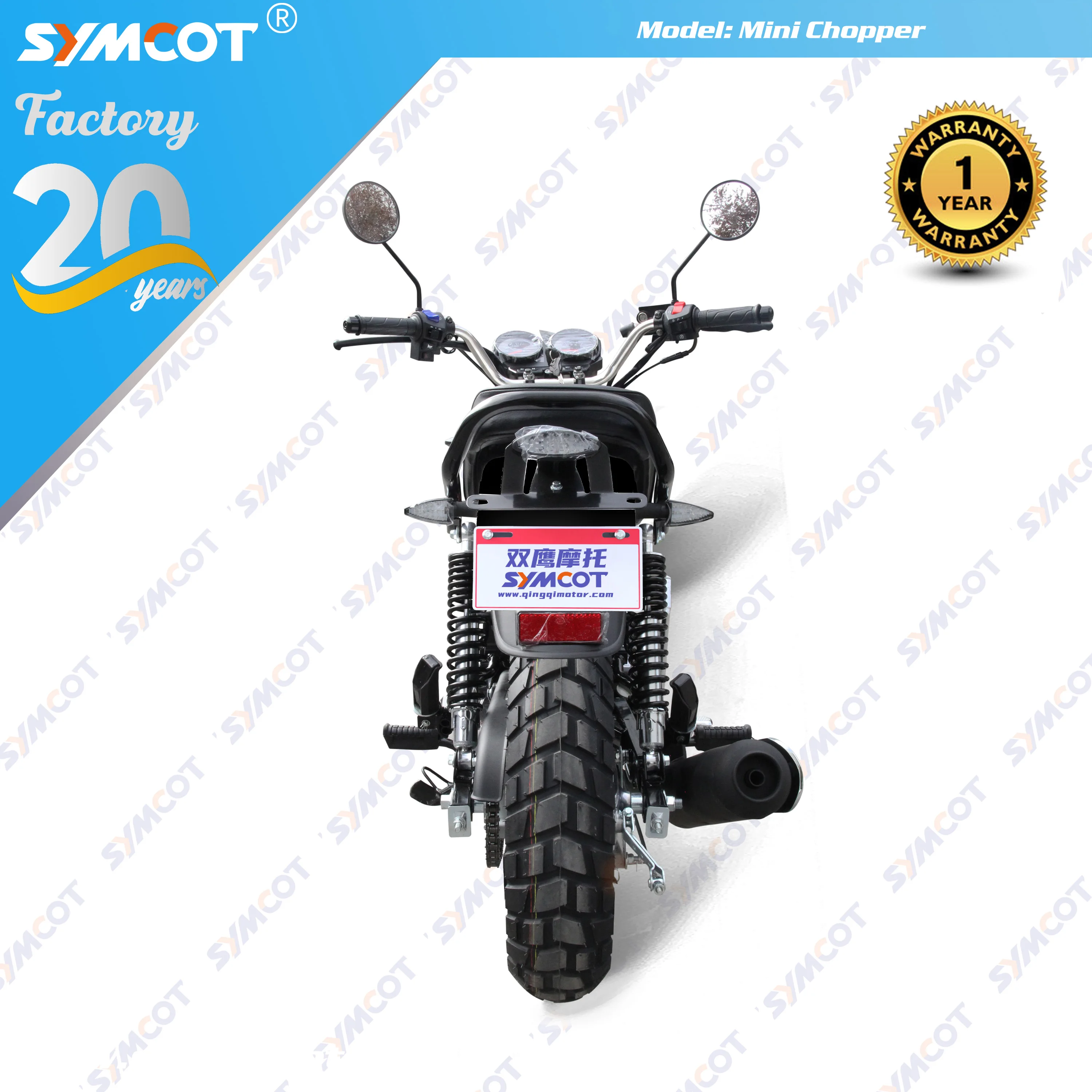 Mini size 150cc chopper model GN150 GN200 13-spoke aluminum rim LED headlight with mp3 engine kids cruiser model