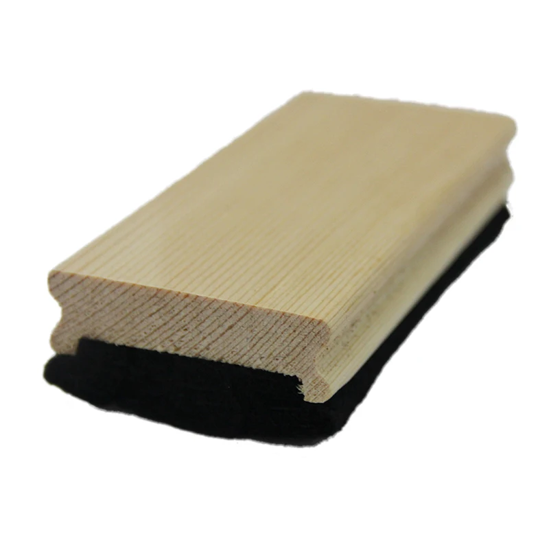Custom logo Multiple Size Chalkboard Eraser Wood White Board Cleaner School Office Stationery Felt