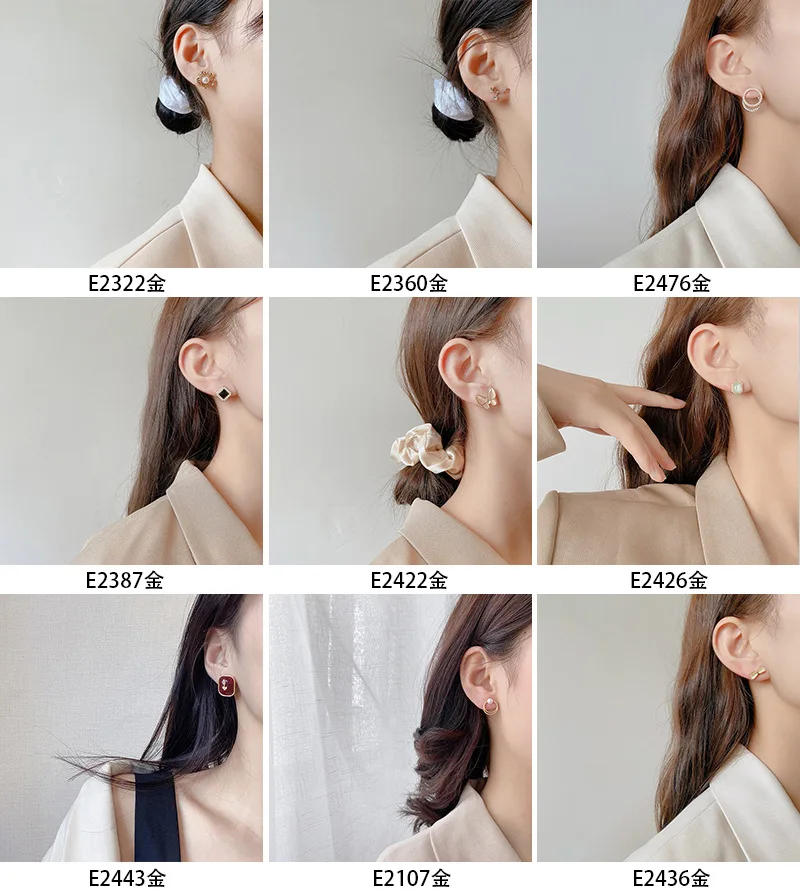 
Hoop Butterfly Statement Earrings Handmade 925 Rhinestone Fashion Pendant Earrings 925 Sterling Silver Silver Plated Retro Alloy 