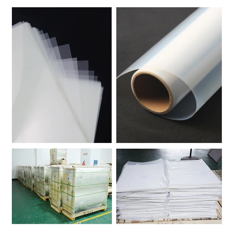 Factory wholesale quick drying transparent PET waterproof inkjet film roll for positive silk screen printing