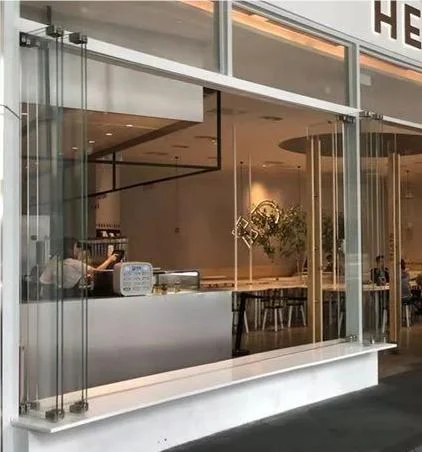 Interior frameless glass partitions folding sliding doors exterior balcony sliding bifold door