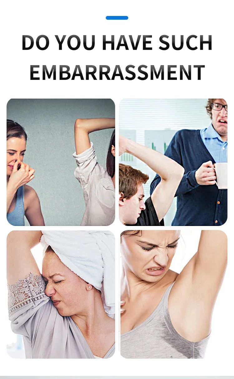 Breathable Anti Underarm Sweat Pad Disposable Underarm Armpit Sweat Absorbent Pad For Man