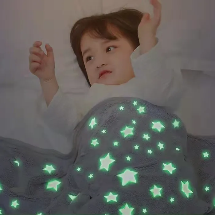 Customized Designer Flannel Luminous Blanket Other Special  Fluorescent Throw Blanket