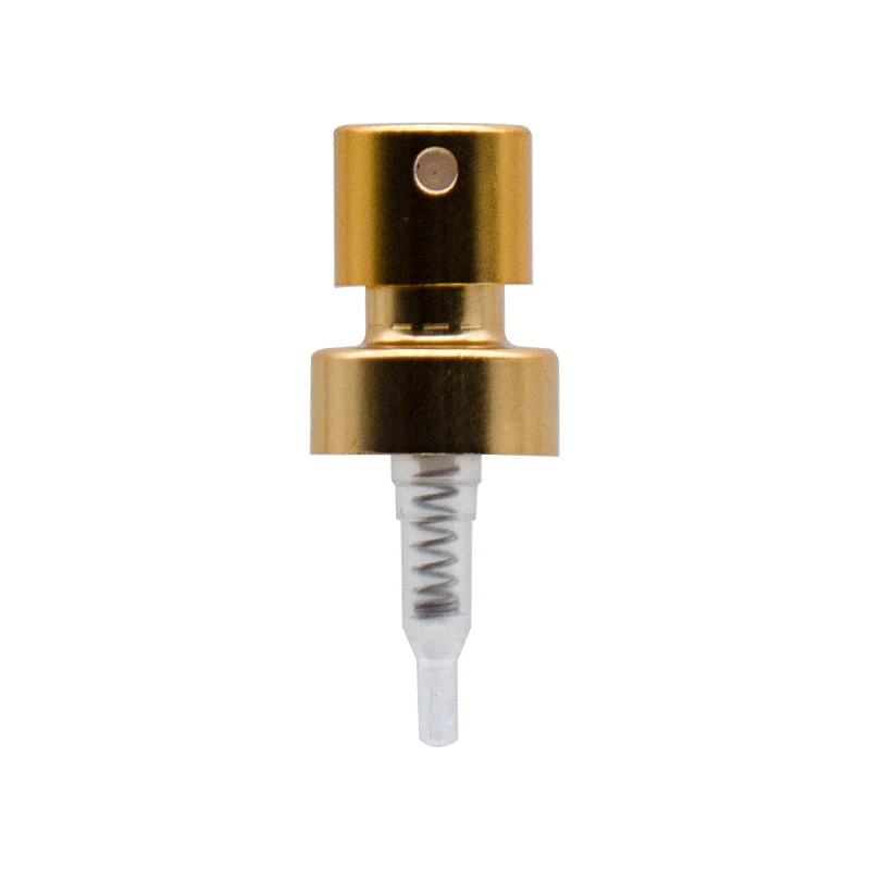 wholesale Customize 12 13 15 16 18 20 Various Color Aluminum Lock crimp Spray Pump with Flip Top Cap for liquid