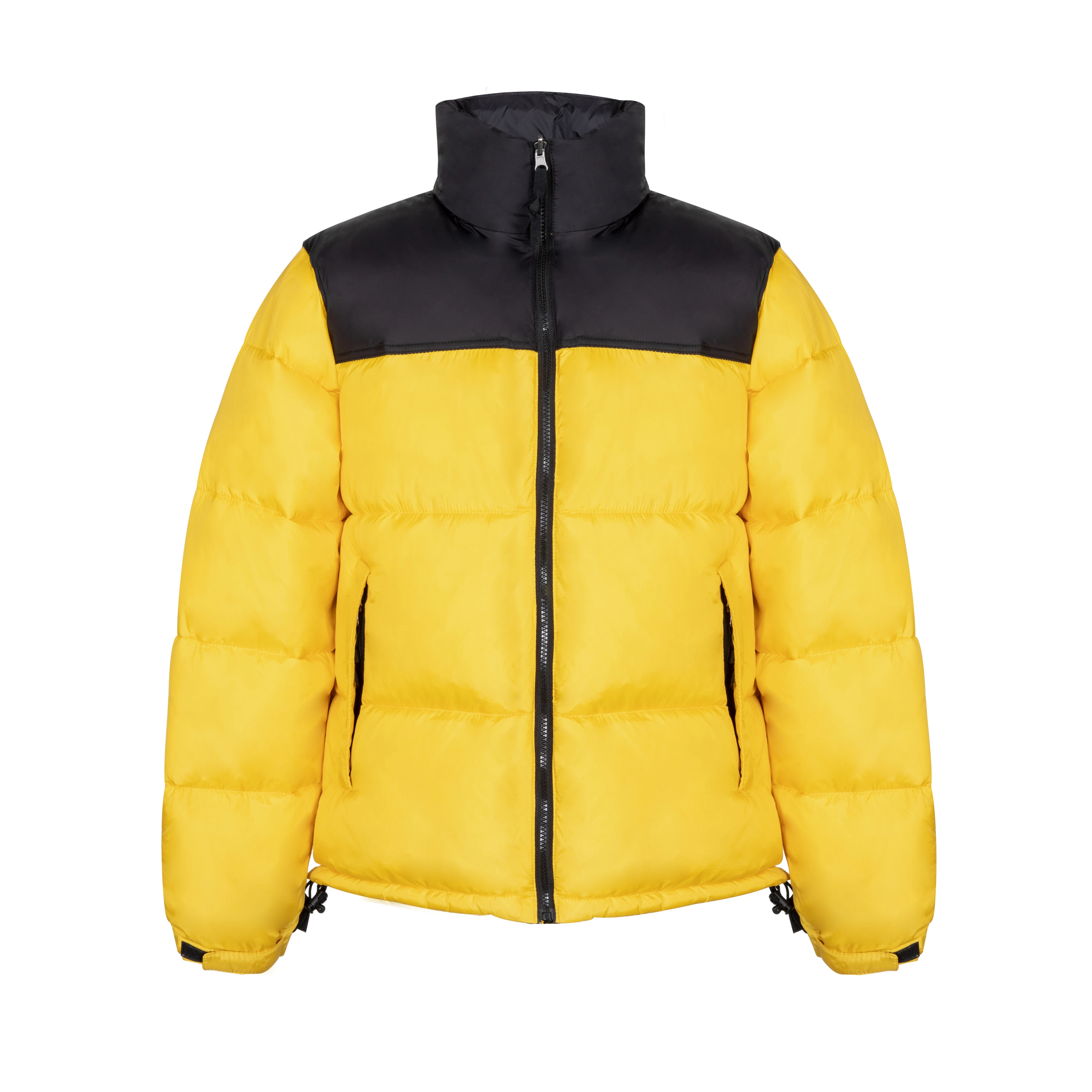 2021 New fashion cotton-padded jacket casual winter men stand collar jacket solid colors bread down coat men