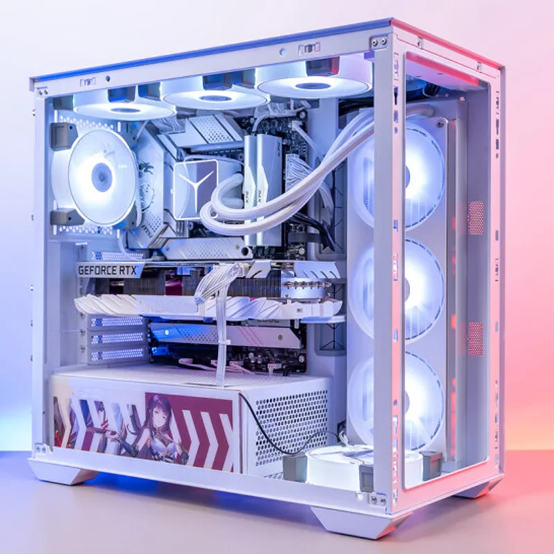 2023 Hot selling popular design computer case ATX case computer pc gaming RGB Fans Computer Cases & Towers