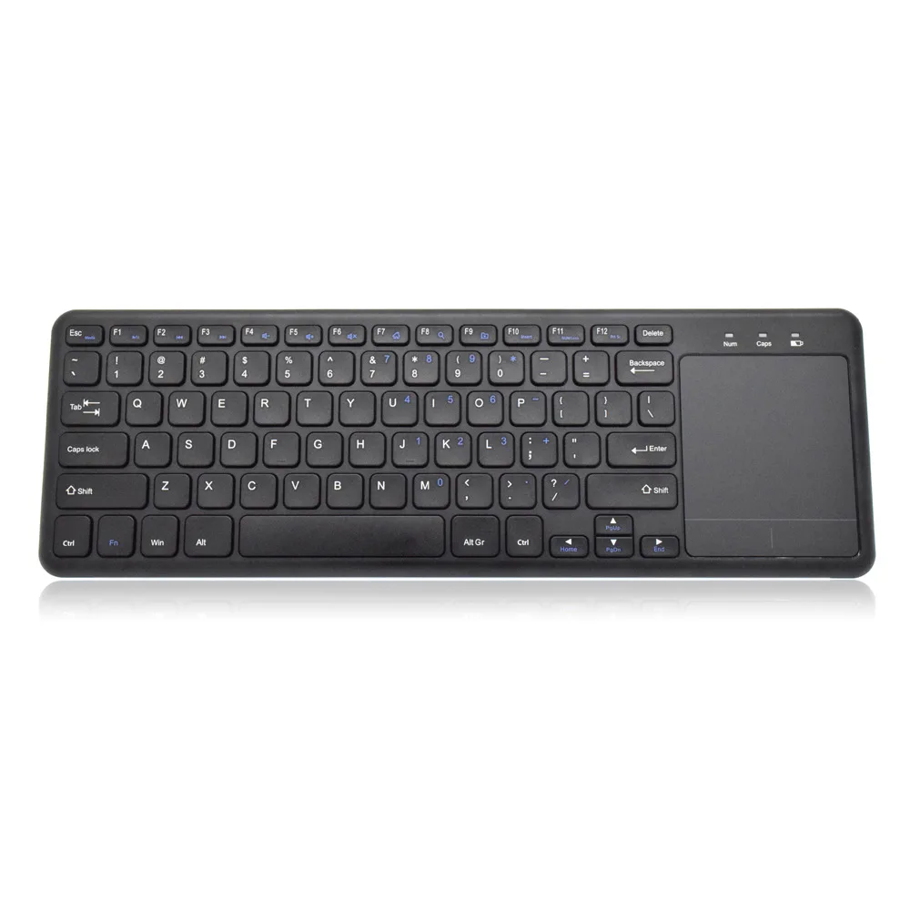 keyboard with Touchpad for Easy Media Control - Perfect TV Wireless Keyboard with Trackpad