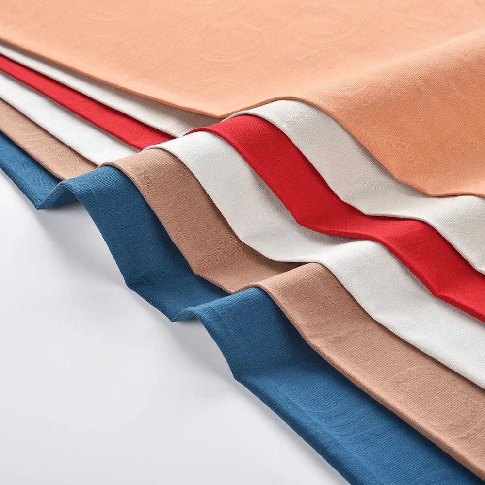 wholesale cheap jacquard waffle knit fabric 8% Spandex 46% Tencel 46% Cotton fabric for polo shirt