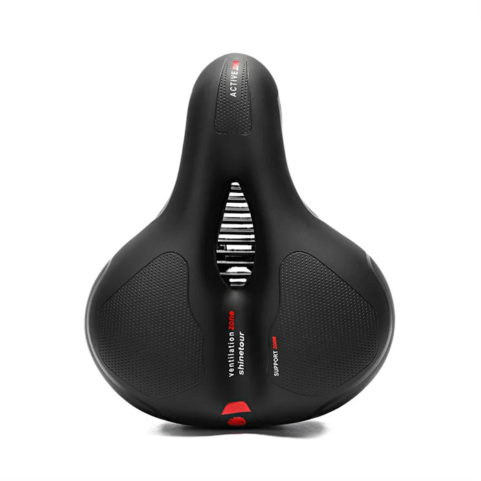 Manufacturers supply simple PU saddle comfortable mtb bicycle cushions soft breathable Spring mountain bike saddle