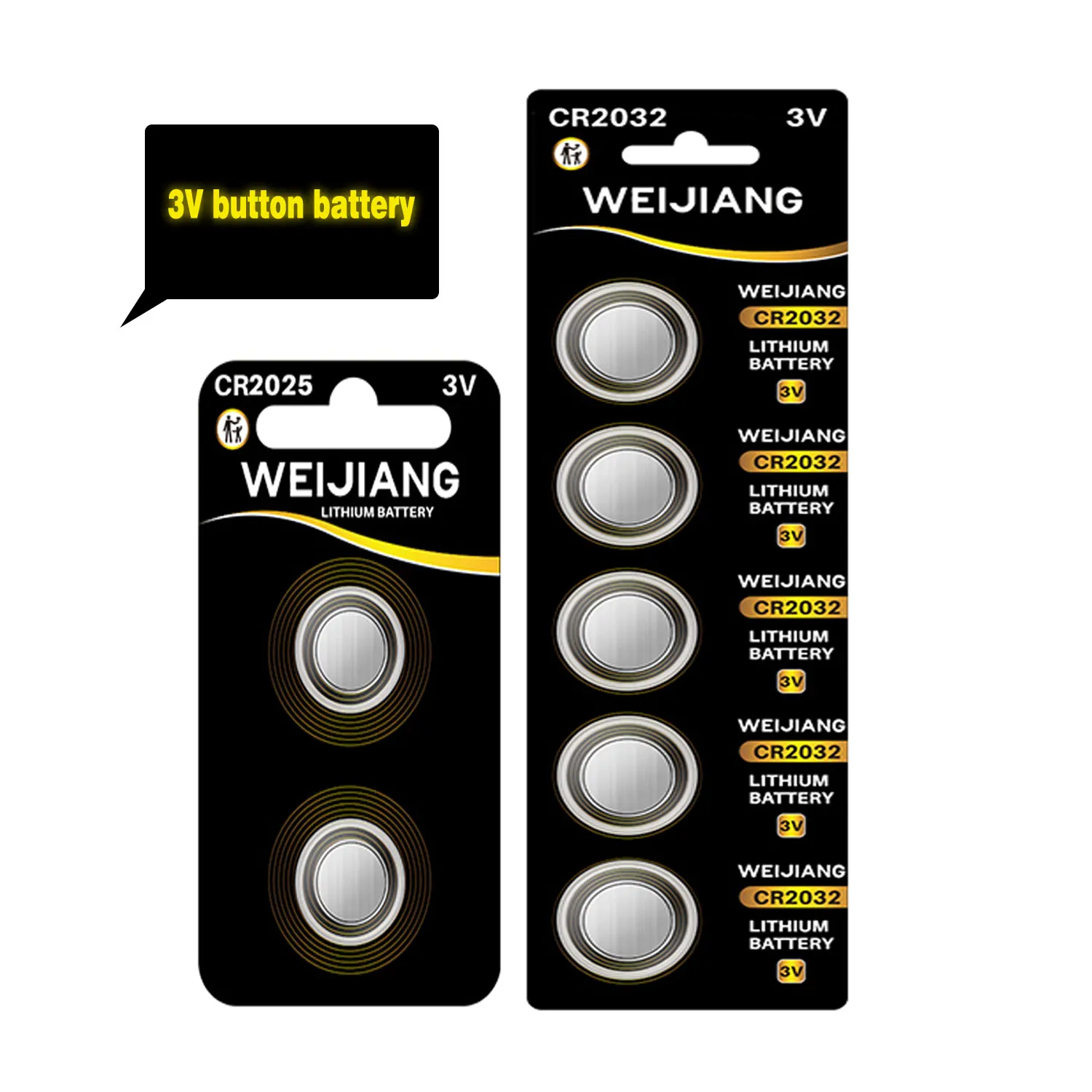 All size Watches Hight capacity 3V CR2025 CR2030 Batterie Button Cell CR1820 CR2032 Lithium Battery